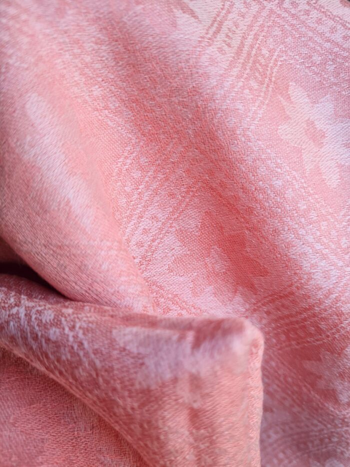 20260729_112602 Pashimina indiana de cashmere estampa paisleys rosa coral