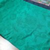 Painel de obra de arte Thangka Roda da Vida em tecido Jacquard verde