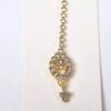 tika indiana dourada com strass