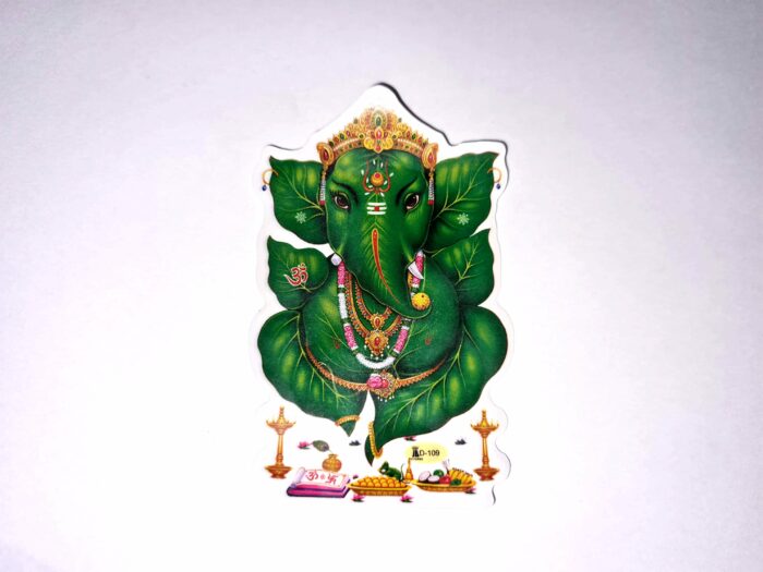 20230921_122009 Adesivo de Ganesha fabricado na Índia 10cm