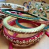 Chooda conjunto de pulseiras luxuosas para noivas em casamentos hindus