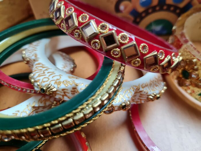 Chooda conjunto de pulseiras luxuosas para noivas em casamentos hindus