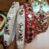 Chooda conjunto de pulseiras luxuosas para noivas em casamentos hindus