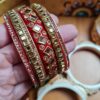 Chooda conjunto de pulseiras luxuosas para noivas em casamentos hindus