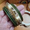 Chooda conjunto de pulseiras luxuosas para noivas em casamentos hindus