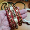 Chooda conjunto de pulseiras luxuosas para noivas em casamentos hindus