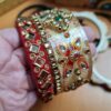 Chooda conjunto de pulseiras luxuosas para noivas em casamentos hindus