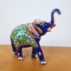 20230407_134848 elefante decorativo cloisonne metal esmaltado pintado a mão 520g 12cm de altura
