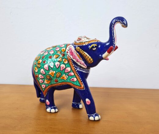 elefante decorativo cloisonne metal esmaltado pintado a mão 520g 12cm de altura