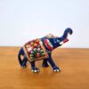 20230407_135134 elefante cloisonne, indiano, de metal esmaltado 7cm