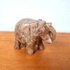 elefante de pedra miniatura indiano esculpido 6cm