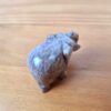 Elefante indiano de pedra lapidada 6cm