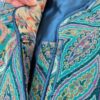 20230407_175259_001 Jodhpuri Suit Majestic Paisley paletó indiano estampado verde e color