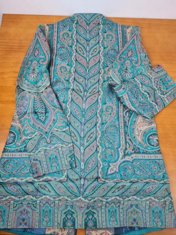 20230407_175328 Jodhpuri Suit Majestic Paisley paletó indiano estampado verde e color