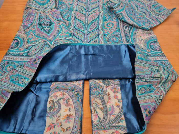 20230407_175340 Jodhpuri Suit Majestic Paisley paletó indiano estampado verde e color