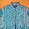 20230407_175552 Jodhpuri Suit Majestic Paisley paletó indiano estampado verde e color
