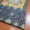 Painel de obra de arte Thangka A Deusa da Compaixão com brocado de seda