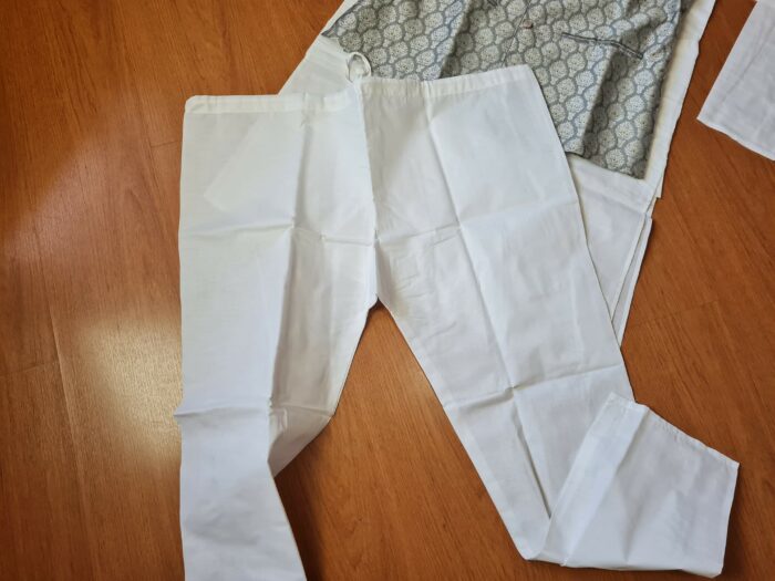 Conjunto noivo indiano 3 peças (e lindo colete Jacquard estampa clássica)