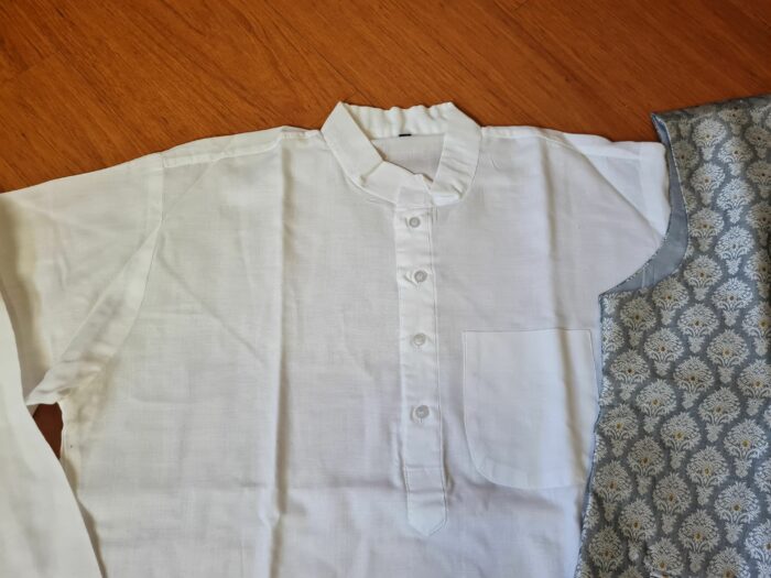 Conjunto noivo indiano 3 peças (e lindo colete Jacquard estampa clássica)
