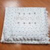 20230418_194039 saree indiano branco com prata bordado, em crepe de seda