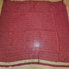 Sari indiano de seda luxuoso para noivas vermelho e dourado bordado e pedrarias