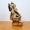 Estátua do Deus Ganesha em metal brass com 15cm