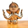Estátua do Deus Ganesha em metal brass com 15cm