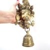 Sino de porta de metal brass do Deus Ganesha 24cm