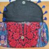 20230530_161745 Bolsa indiana Banjara 100% bordada a mão vermelho e coloridos