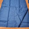 Kurta de algodão (bata masculina longa) azul com bordados