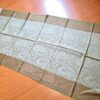 20250308_140051 Pashimina indiana de cashmere estampa paisleys tons de creme e verde