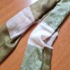 20250308_140158 Pashimina indiana de cashmere estampa paisleys tons de creme e verde