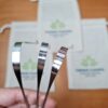Kit 3 Raspadores de língua em aço inoxidável (slim) fabricado na Índia