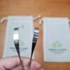 Kit 2 Raspadores de língua em aço inoxidável (slim) fabricado na Índia