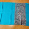 20230718_184721 Pashimina indiana estampada de viscose com faixas estampadas paisley turquesa