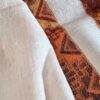 Pashimina indiana de cashmere estampa étnica tons terrosos