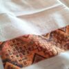 Pashimina indiana de cashmere estampa étnica tons terrosos