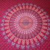 20230802_125951 Colcha indiana ou painel decorativo Mandala vermelho e coloridos