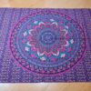 Panô indiano de algodão estampa de mandala roxo e lilás 2,0m