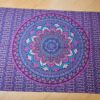 Panô indiano de algodão estampa de mandala roxo e lilás 2,0m