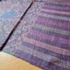 20230818_155314 Pashimina indiana de cashmere estampado com listras roxo e outras cores