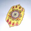 adesivo de Ashta Lakshmi Shri Yantra que presidem oito fontes de riqueza 8x6cm