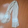20231010_152408 Pashimina indiana de cashmere estampa paisleys de bege e creme