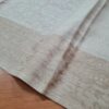 20231010_152450 Pashimina indiana de cashmere estampa paisleys de bege e creme