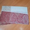 Pashimina indiana de cashmere estampa paisleys de creme e vinho