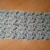 Echarpe indiana estampa paisley de viscose marrom e coloridos