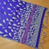 20231024_171436 Echarpe indiana algodão com viscose dupla face bege e roxo