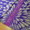 20231024_171501 Echarpe indiana algodão com viscose dupla face bege e roxo