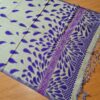 20231024_171522 Echarpe indiana algodão com viscose dupla face bege e roxo