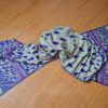 20231024_171535 Echarpe indiana algodão com viscose dupla face bege e roxo